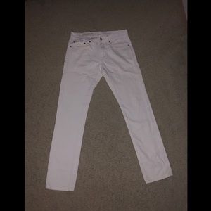 White Slim Fit Jeans